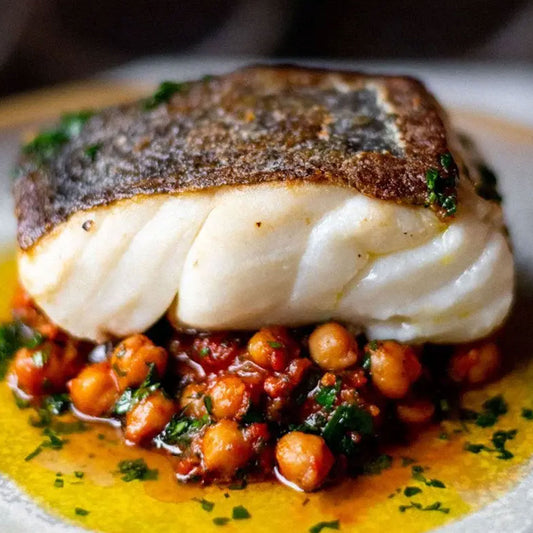 Cod with Spiced Chickpeas